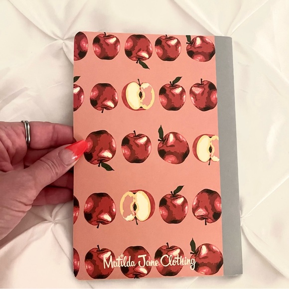 Matilda Jane Slate Cheese Board Set New in Box, Plus Bonus Apple Journal. New! - Picture 6 of 6